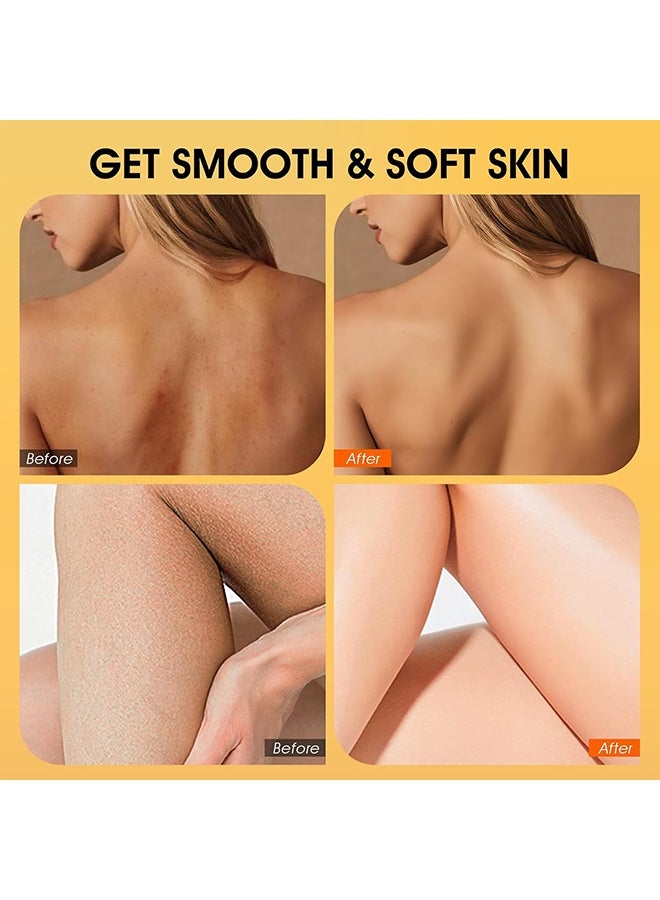OUHOE Turmeric Body Scrub, Moisturizing And Exfoliating Body, Face, Hand, Foot Scrub, Nourishes Skin, Deep Cleansing, Body Scrub Turmeric Scrubs, 100G - Image 5